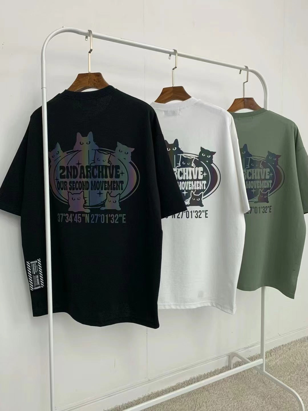 【一口價$298/件】🇰🇷韓國直送🇰🇷 2ND ARCHIVE Black Cat T-shirt -3 Color