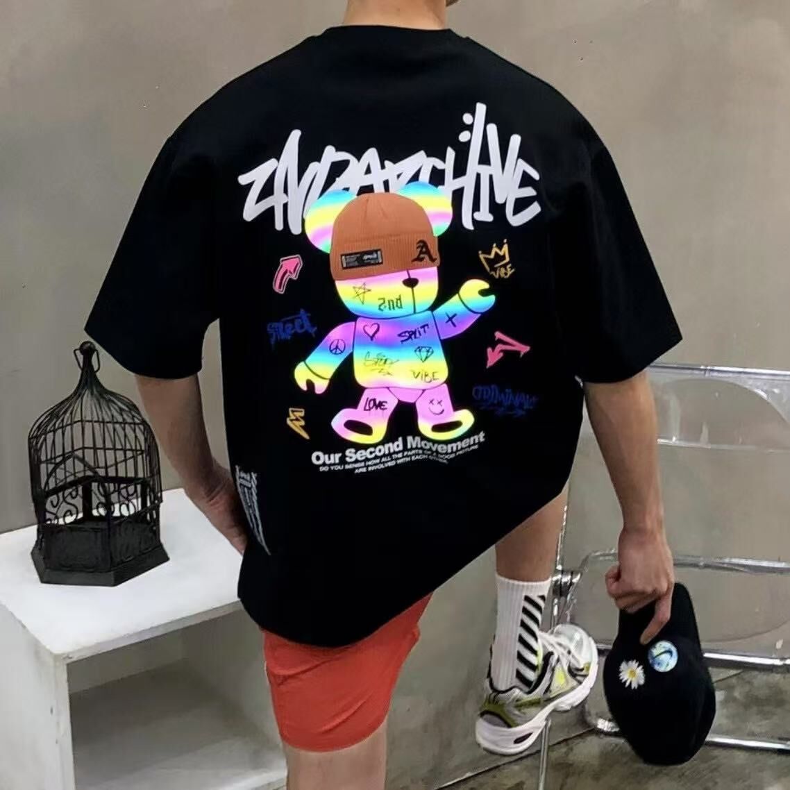 韓國直送 2ND ARCHIVE Tattoo Beanie Bear Tee