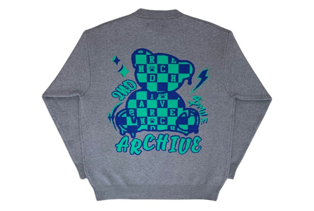 【一口價$408/件】🇰🇷韓國直送🇰🇷 2ND ARCHIVE Chess Bear Knit Sweater 2ND ARCHIVE