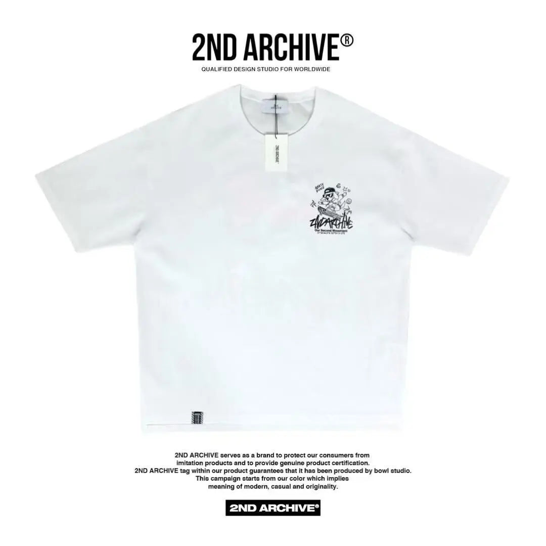 韓國直送 2ND ARCHIVE Board Beagle Crayon Tee APM 537 BOWL