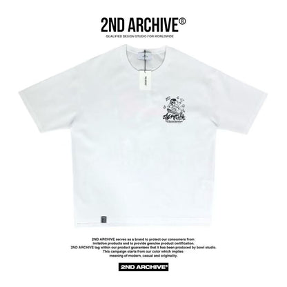 韓國直送 2ND ARCHIVE Board Beagle Crayon Tee