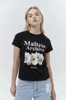 韓國直送Waikei Maltese Maltese Archive Short Sleeve T-shirt OIOI 線上