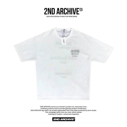 【一口價$277/件】🇰🇷韓國直送🇰🇷 2ND ARCHIVE Statue 3D embroidery T-shirt- 3 Color APM 537 BOWL