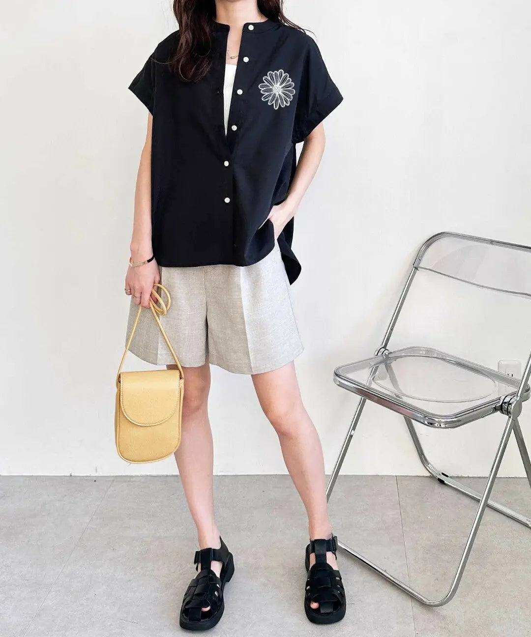 🌟 Oxford Shirt Stripe Top 🌟 HLY & CHOCCICO