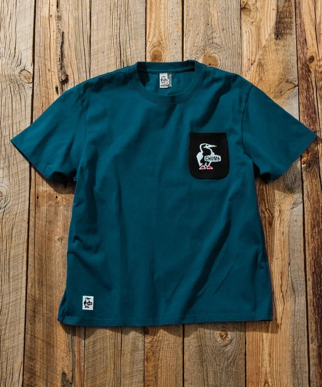 CHUMS 別注 Booby Bird Knit Pocket T-shirt Nya醬外貿服飾 (大廠)227086＃89