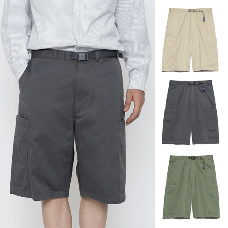 TNF PURPLE LABEL Chino Cargo Pocket Field Shorts  [ NT4405N ] Jiyan store