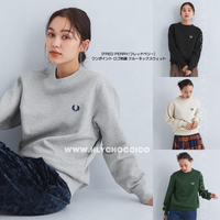 FRED PERRY logo embroidery crew neck sweatshirt Nya醬外貿服飾 (大廠)