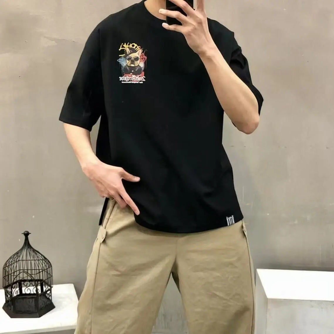 韓國直送 2ND ARCHIVE SnapBack Bulldog Tee