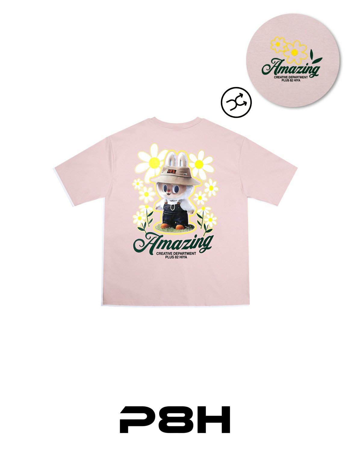 韓國直送 PLUS 82 HIYA Melbang Rabbit Short Sleeve