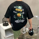 韓國直送 2ND ARCHIVE Dinosaur Terry Bear Graffiti T-shirt APM 537 BOWL