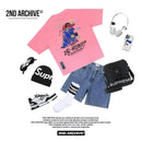 韓國直送 2ND ARCHIVE Headset Autograph Pen Dinosaur Tee HLY & CHOCCICO