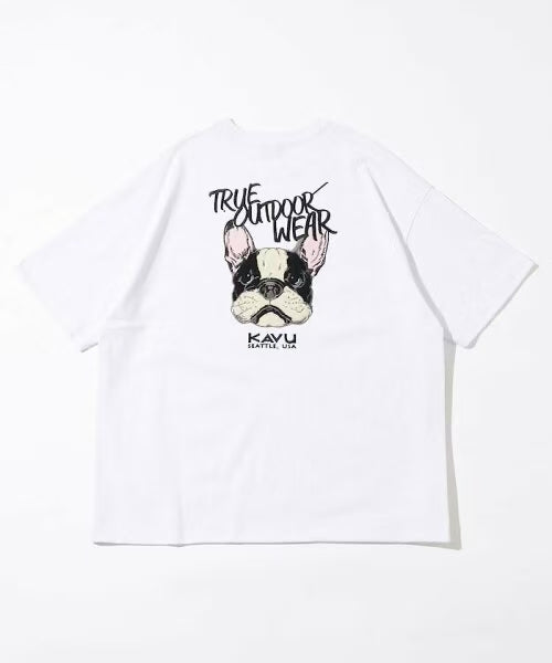 日本直送KAVU×FREAK'S STORE Animal Back Print Crew Neck Tee
