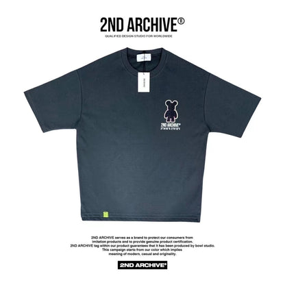 【一口價$277/件】🇰🇷韓國直送🇰🇷 2ND ARCHIVE Half Bear  T-shirt - 4 Color