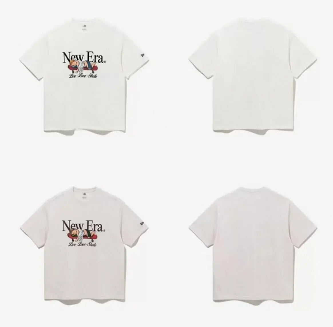 韓國直送New Era Live Love Skate Tee Nya醬外貿服飾 (大廠)
