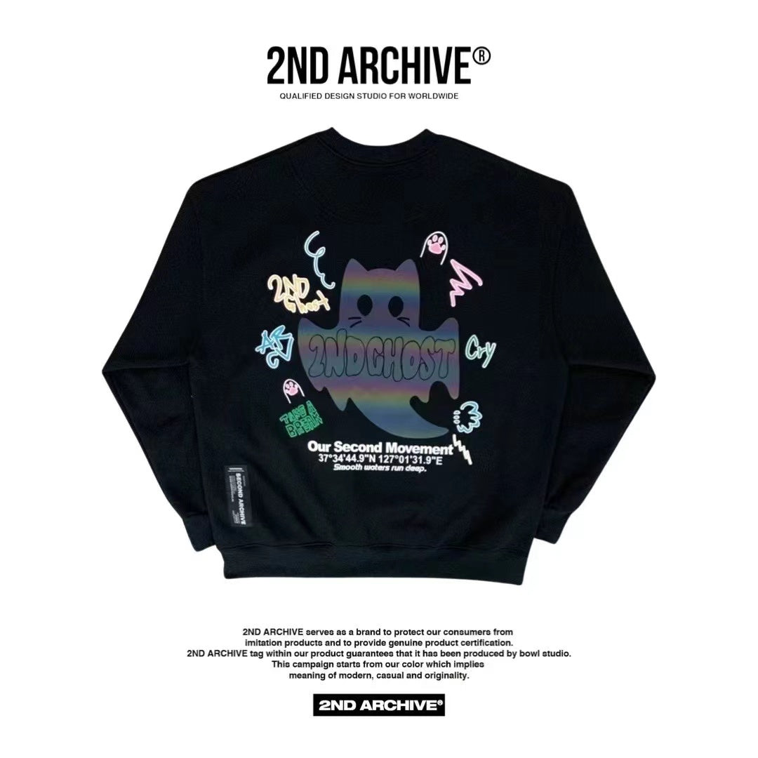 【一口價$345/件】🇰🇷韓國直送🇰🇷 2ND ARCHIVE 2nd Ghost Sweatshirt 2ND ARCHIVE