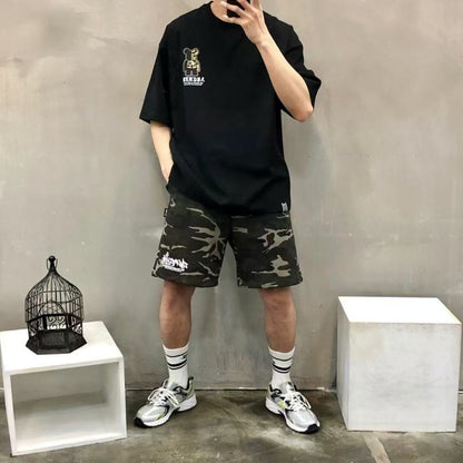 韓國直送 2ND ARCHIVE Camo Signature Logo Shorts