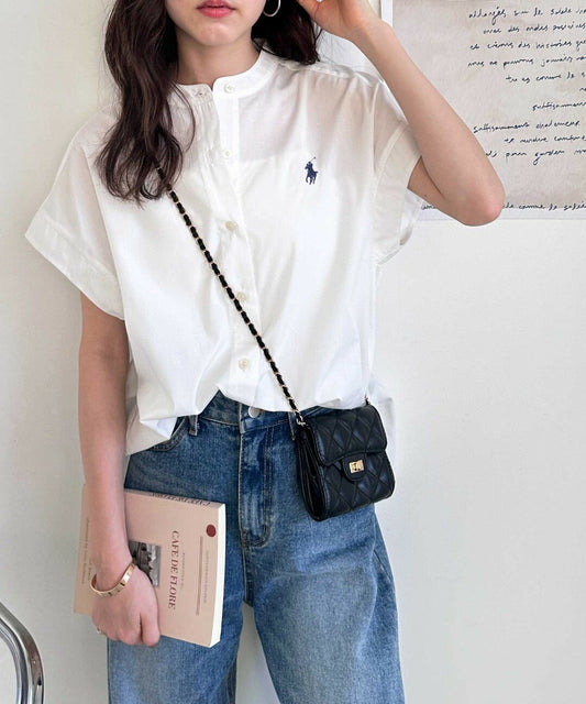 ASSN x GeeRA French Sleeve Shirt Tops - 2 Color