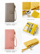日本Pierre Loues 熱銷品牌 多功能翻蓋長款銀包👛 (大廠)
