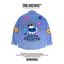 韓國直送 2ND ARCHIVE Crayon Beanie Cat Shirt 2ND ARCHIVE