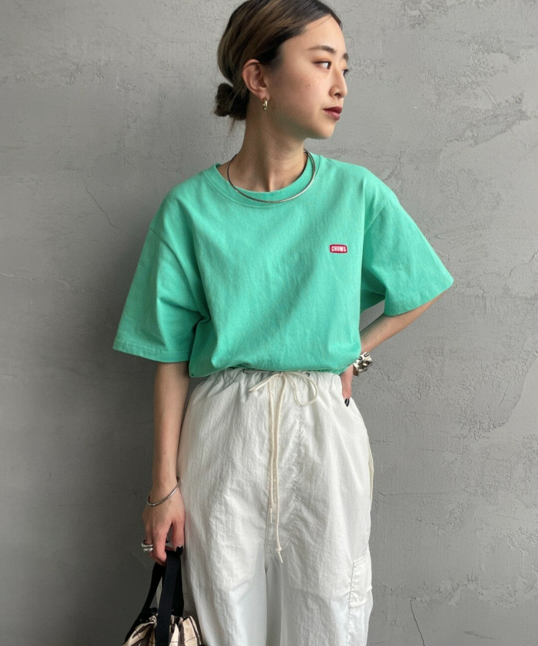 CHUMS booby Logo Tee