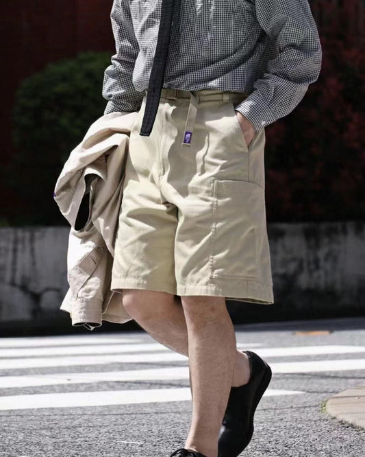 TNF PURPLE LABEL Chino Cargo Pocket Field Shorts  [ NT4405N ]