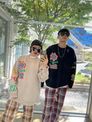 【一口價$408/件】🇰🇷韓國直送🇰🇷 2ND ARCHIVE Studio Flower Knit Sweater 2ND ARCHIVE