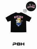 韓國直送 PLUS 82 HIYA Crayon Bubble Cat Short Sleeve HLY & CHOCCICO