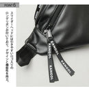 日本直送Kangol PU Leather Waist Bag kangol (Rakuten)