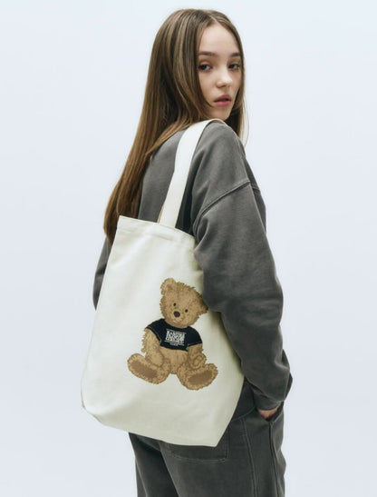 韓國直送MARITHE DOODLE BEAR ECO BAG 韩国大熊