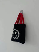 【一口價$108/個】🇰🇷韓國直送🇰🇷 Smile Knit Bag (3color) (大廠)