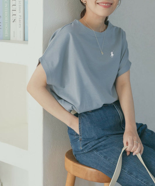 RL 刺繡船領 Tee -4 Color