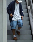 TNF PURPLE LABEL Webbing Belt Denim Cargo Shorts NT4308N 港口工廠