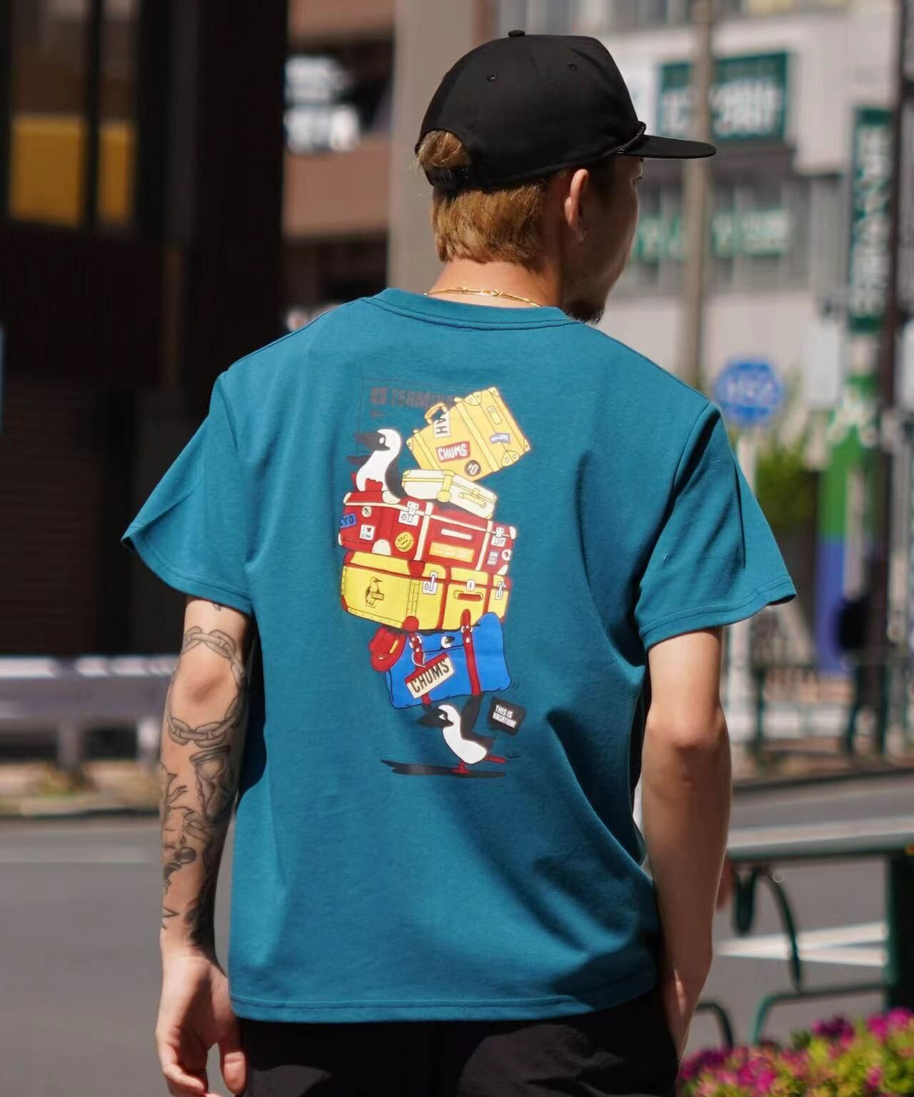 Chums Travel Printed Tee -4 Color
