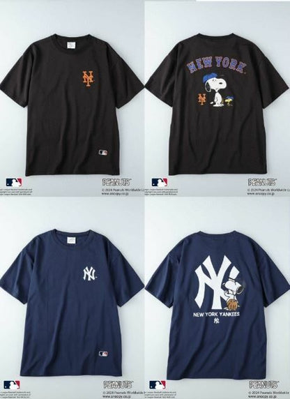 MLB X PEANUT  SNOOPY  Tee - 3 Color