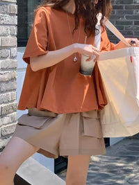 韓國直送Chic Utility Shorts ／ Comfort Tee REVE