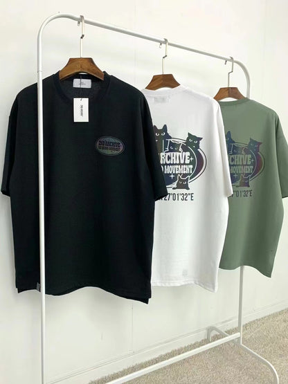【一口價$298/件】🇰🇷韓國直送🇰🇷 2ND ARCHIVE Black Cat T-shirt -3 Color