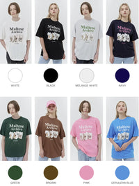 韓國直送Waikei Maltese Maltese Archive Short Sleeve T-shirt OIOI 線上