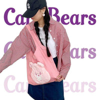 【一口價$158/個】Care Bears Tote Bag 帆布袋    |4色入 (大廠)