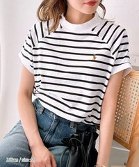 RL微高領刺繡Tee |6色入 (大廠)223064＃88