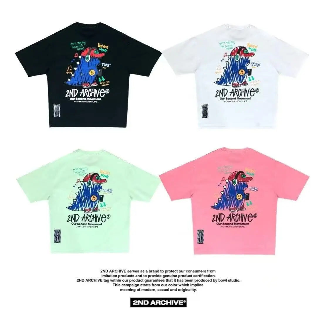 韓國直送 2ND ARCHIVE Headset Autograph Pen Dinosaur Tee