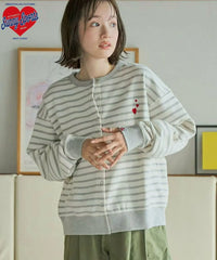 日本直送Coen Fleece Snap Cardigan HANNA