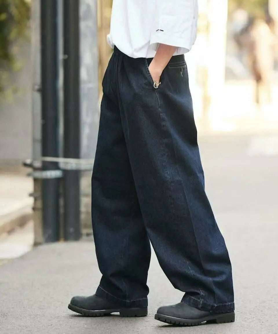 日本直送 Dickies × FREAK'S STORE Bespoke Wide Silhouette Barrel Leg Work Pants FREAK'S STORE(Rakuten Fashion)