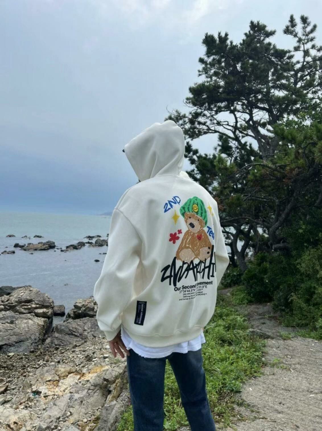 【一口價$390/件】🇰🇷韓國直送🇰🇷 2ND ARCHIVE Crayon Bear Hoodie 2ND ARCHIVE