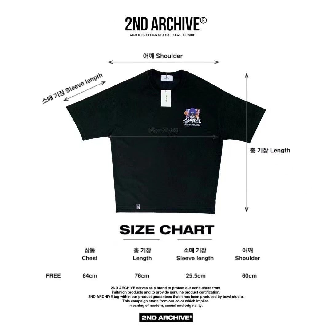 【一口價$277/件】🇰🇷韓國直送🇰🇷 2ND ARCHIVE Flower Garden dog Tee- 4 Color APM 537 BOWL