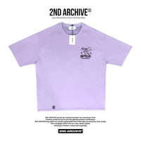 韓國直送 2ND ARCHIVE Monthly Cat Crayon Tee HLY & CHOCCICO