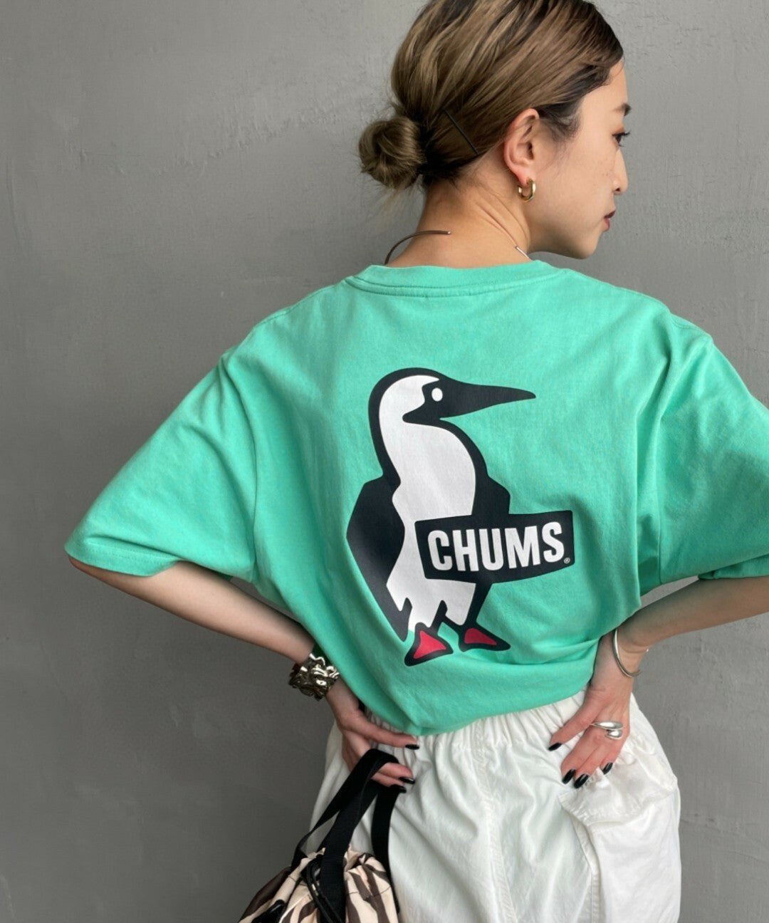 CHUMS booby Logo Tee