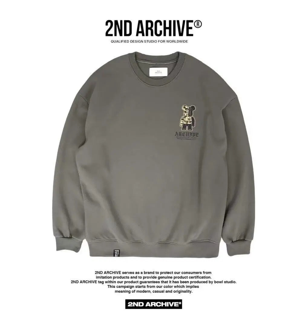 韓國直送🇰🇷 2ND ARCHIVE Military Scotch Bear  Sweatshirt 2ND ARCHIVE