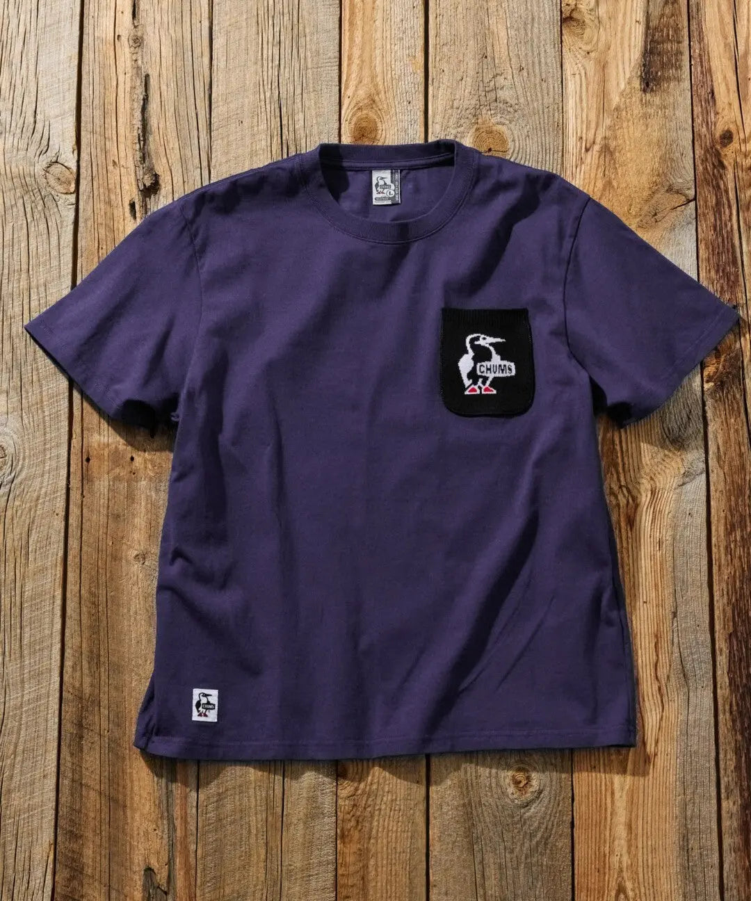 CHUMS 別注 Booby Bird Knit Pocket T-shirt Nya醬外貿服飾 (大廠)227086＃89