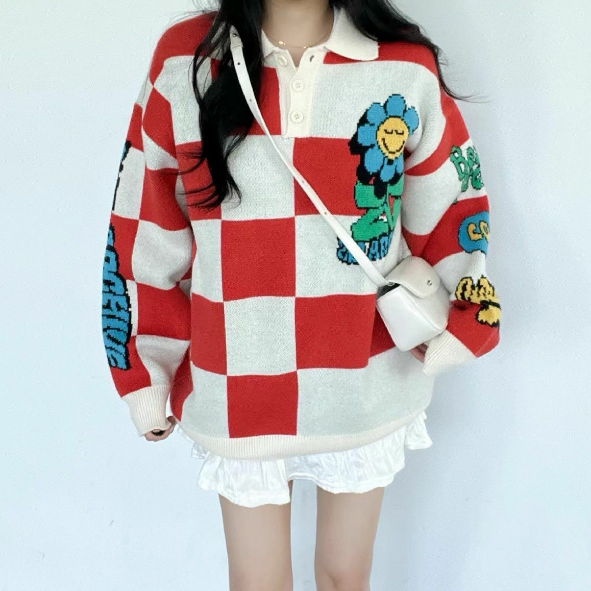 【一口價$428/件】🇰🇷韓國直送🇰🇷 2ND ARCHIVE Stay Flower Knit Sweater 2ND ARCHIVE