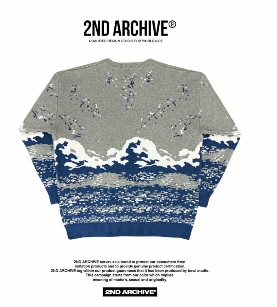 【一口價$325/件】🇰🇷韓國直送🇰🇷 2ND ARCHIVE Smile Knit Sweater 💜 20Mysterios23 💜